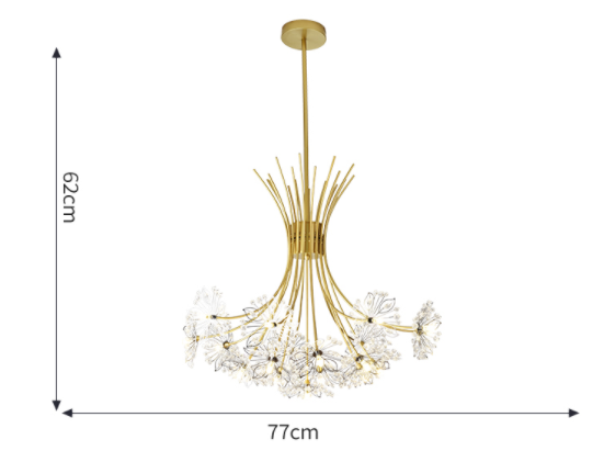 Starry Bouquet Chandelier