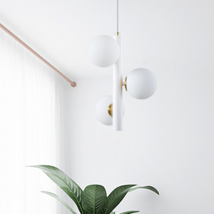 Three Glass Ball Pendant Lamp