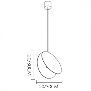 CRIMSON Circular Pendant Light