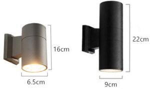 Cylinder Outdoor LED Wall Light |Simig Lighting|LED Wall Lights